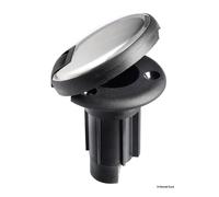 Osculati Basetta nera incasso cappuccio inox 2 contatti 11.000.22