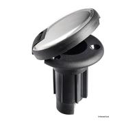 Osculati Basetta nera incasso cappuccio inox 2 contatti