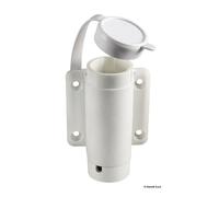 Osculati Basetta nylon bianca a parete 2 contatti 11.000.17