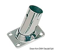 Osculati Basetta rettangolare inox 60 22 mm 41.132.22