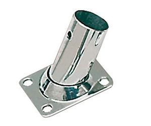 OSCULATI Basetta Rettangolare Inox 60° 25 mm