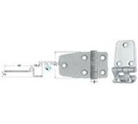 OSCULATI Cerniera Inox a sbalzo 67,5x37 mm
