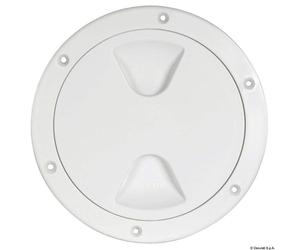 OSCULATI Coperchio d'Ispezione con Filettatura e Guarnizione (102mm, Bianco)