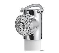 Osculati Doccetta New Edge a pulsante Mizar bianca tubo PVC 2,5 m 15.243.00