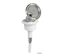 Doccia Classic Inox bianca tubo PVC 2,5 m - 1 PZ Osculati - 15.250.70 - 1525070