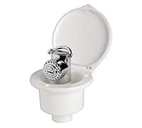 OSCULATI Doccia Elegant Bianca Tubo PVC 2,5 m in Piano