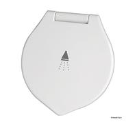 Osculati Doccia Elegant bianca tubo PVC 4 m in piano 15.246.01