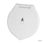 Osculati Doccia Elegant bianca tubo PVC 4 m in piano