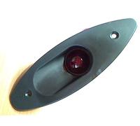 OSCULATI Fanale ABS ad Incasso Rosso/Nero (Rosso/Nero)