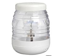 OSCULATI Fanale Testa Albero Bianco/Bianco 360° 24 V