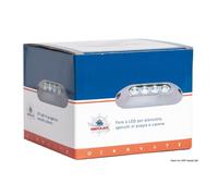 Faro subacqueo 2 LED bianchi Luce nautica di profondita per navigazione notturn