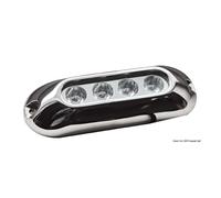 Faro subacqueo 4 LED blu Luce nautica di profondita per navigazione notturna -