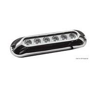 Faro subacqueo 6 LED blu Luce nautica di profondita per navigazione notturna -