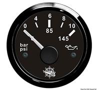 OSCULATI Indicatore Pressione Olio 0/10 Bar Nero/Nera