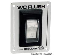 Osculati S.p.a. Interruttore WC Flush 15 AMP - Azionamento WC per barca - 50.207.09