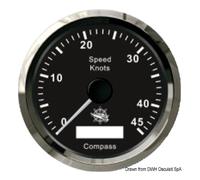 Osculati Log con bussola GPS nero/lucida 27.780.03