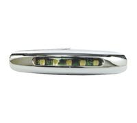 OSCULATI Luce cortesia cromata 5 LED Bianchi