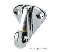 Osculati Moschettone inox con base 10 mm 09.172.02 - 1 confezione da 10 pezzi 09