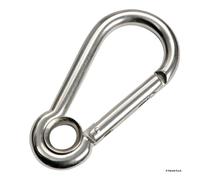 Moschettone inox senza sporgenza 10 mm - 5 PZ Osculati - 09.191.10 - 0919110