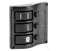 OSCULATI Pannello 3 interruttori Grafite