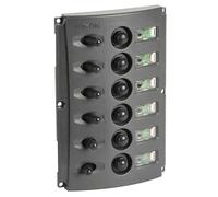 Pannello Elettrico Fusibili Automatici Doppio LED 14.850.06