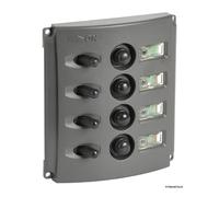 Osculati Pannello elettrico fusibili automatici doppio LED 6 interruttori 14.850
