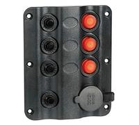 OSCULATI Pannello Elettrico Wave 3+1 Presa Accendino