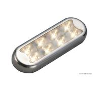 Osculati Plafoniera Bimini inox compatta a 8 LED fondo piatto, no interruttore 1