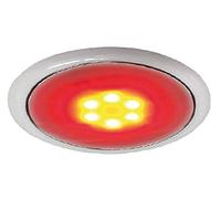 OSCULATI Plafoniera LED Senza Incasso Day/Night Bianca/Inox