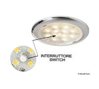 Osculati Plafoniera Procion inox con interruttore 13.442.12