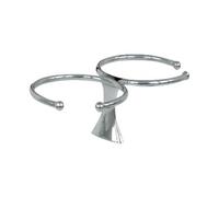 Portabicchieri inox doppio con prigionieri - 1 PZ Osculati - 48.429.02