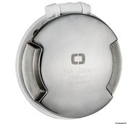 Presa e Spina Banchina Cruiser 16A 230V - IP67 - Presa Cruiser 16A Cover Acciaio Inox/Bianco