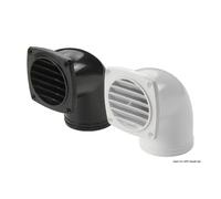 Osculati Presa d'aria ABS con collare 90 mm 92 x 92 nera 53.274.02