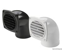 OSCULATI - Presa d'Aria ABS con Collare 90° mm 92 x 92 Nera - 53.274.02 - Nero