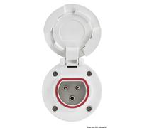 Presa e Spina Banchina Cruiser 16A 230V - IP67 - Presa Cruiser 16A Cover Bianco