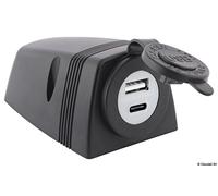 Osculati Presa USB-A + USB-C con carenatura 14.516.13