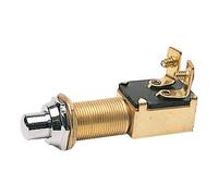 PULSANTE OTTONE (CONTATTI ARGENTATI)