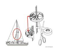 Osculati Sailguard rotelle di protezione per le vele 57.373.40