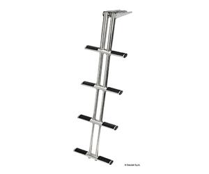 Osculati Scaletta Diver telescopica 4 gradini nera 49.552.04