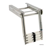 Scaletta inox a scomparsa 4 gradini - 1 PZ Osculati - 49.543.04 - 4954304