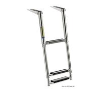 Scaletta telescopica per plancetta 3 gradini large - 1 PZ Osculati - 49.541.63