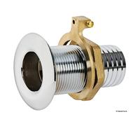 Osculati Scarico a mare ottone cromato 1 pollice x 30 mm