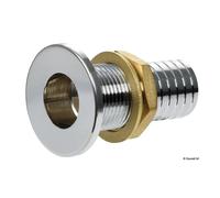 Osculati Scarico filo ottone cromato 2 pollice x 56 mm 17.424.06