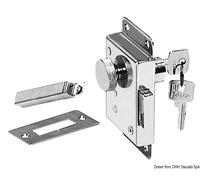 Osculati Serratura sinistra ottone cromato 20 mm