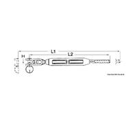 Osculati Tenditore sartiame term.a pressare 5/16 pollice cavo 4 mm 07.185.02