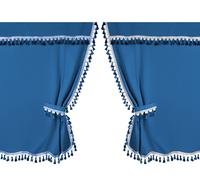 Oscura, tende centrali per camion, cabina alta - Blu