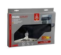 Oscura Tendina Fascia Visiera Parasole Per Camion Nero Tessuto poliestere 230x20