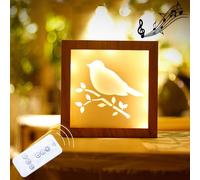 Oscuramento luce bianca calda cornice per foto LED decorazione, Regalo della nov