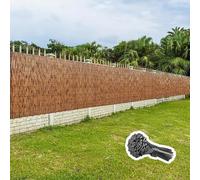 Oscurante Recinzione in bambù, Privacy Canne Stuoia, Naturale Stuoia Bambu Larghezza 50-160 Cm, Recinzione Giardino Esterno per Copertura Recinzione Ringhiera Balcone(50 * 1000cm)