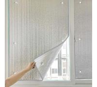 Oscurante Totale Pellicola per Vetri, Pellicola di Isolamento Termico in Foglio di Alluminio, Pellicola per Finestre Privacy Protezione Solare, con Ventosa Pellicola Anti-UV(Gray,70x100cm)
